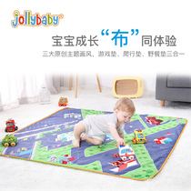 jollybaby Zuli baby childrens crawling mat Foldable baby home living room whole climbing mat