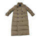 Mid-length down jacket European station 2020 winter new style women's fashion loose large size thin double breasted European goods trend Mid-length down jacket European station 2020 winter new style women's fashion loose large size thin double breasted European goods trend