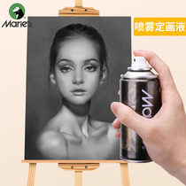 Malidine painting liquid spray sketch light glue art painting fixing agent propylene gouache watercolor toner color lead oil painting stick painting liquid heavy glue universal large vial waterproof stereotype odorless spray spray agent