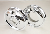 Scooter 50CC 10 inch wheel drum brake modified plated wheel decoration shade front and rear wheel plastic cap