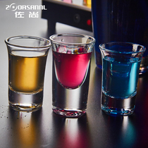 Cocktail glass Glass Small spirits glass One-shot glass Wine glass Foreign glass Bullet glass with luminous cocktail rack cup