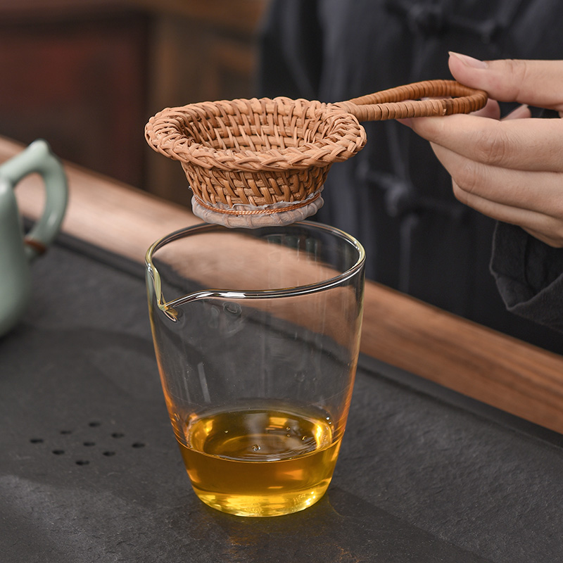 Tao blessing the cane top service up bamboo has) creative move good tea strainer filter tea tea tea accessories