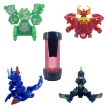 Genuine first-generation old classic TECH US version BP burst T deformation toy storage tank explosion pill plus weapons luxury