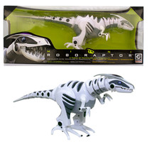 WowWee mini roboraptor electric walking mechanical dinosaur open mouth shaking head swing children toy men