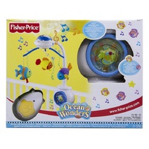 Fisher price Fisher baby appease music bed Bell mobile phone remote control rotating bed hanging Sea World theme