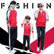 Autumn and winter childrens table tennis suit set mens and womens long sleeve jacket badminton suit competition training appearance suit