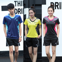 Group purchase new sports suit air volleyball suit men and women couples match training suit short sleeve short short shuttlecock pants ball clothes
