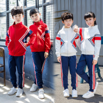 Primary and secondary school uniforms spring and autumn clothes new suits sportswear short T teacher uniforms kindergarten uniforms childrens class uniforms