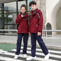 Autumn and Winter new primary and middle school students jackets uniforms windproof warmth three-in-one children class uniform teacher kindergarten service