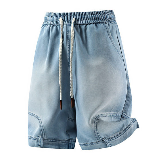 Plus size summer thin denim shorts men's trendy brand ice oxygen bar casual mid-pants wear versatile loose straight tube
Plus size summer thin denim shorts men's trendy brand ice oxygen bar casual mid-pants wear versatile loose straight tube