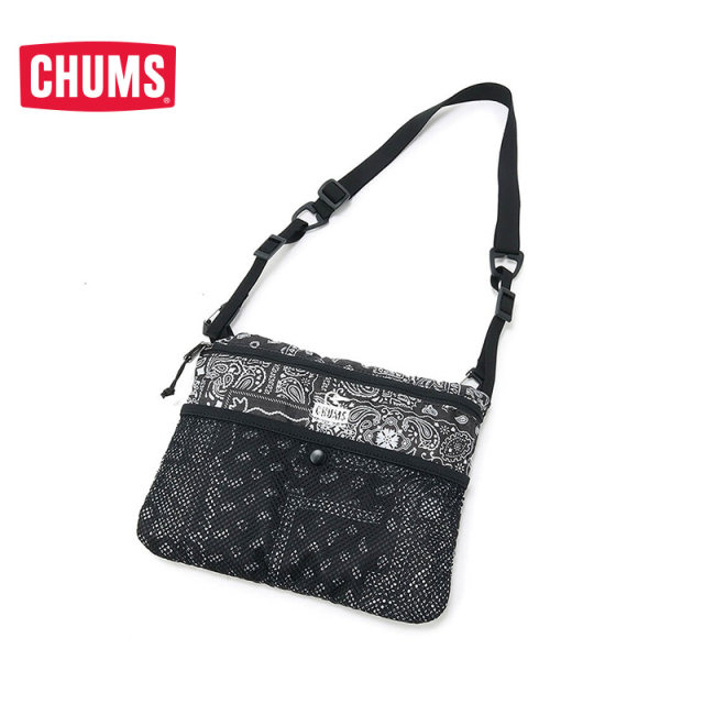 CHUMS Qiaqianiao ຖົງໃສ່ຜ້າກາງແຈ້ງ camping messenger bag casual versatile shoulder bag sport commuting men's bag CH60-3166