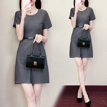 Professional dress female summer suit 2021 New temperament jewelry store high-end spring and autumn ol overalls overalls overalls overalls