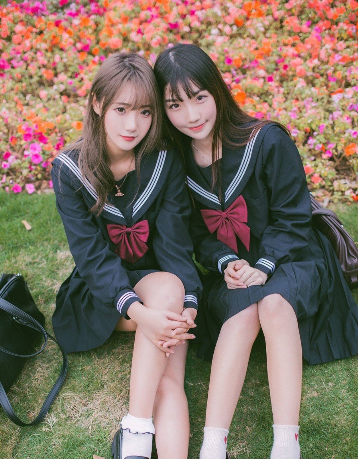 高品质 正版黑三本 日本正统jk制服基础款水手服学院风女校服套装