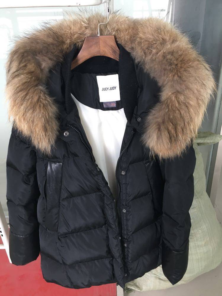 钻毛瑕疵清仓jucy judy2015年冬款女式羽绒服外套jpdj820a-1980
