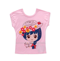 Childrens clothing very small fish 26431 Summer girls Double face can wear ultra-thin elastic cool fast Modale knit speed dry