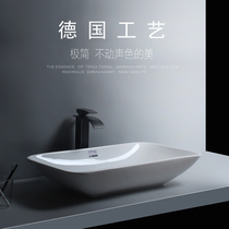 Nordic CERAMIC table basin Rectangular large size 70CM size washbasin plate washbasin Art basin washbasin