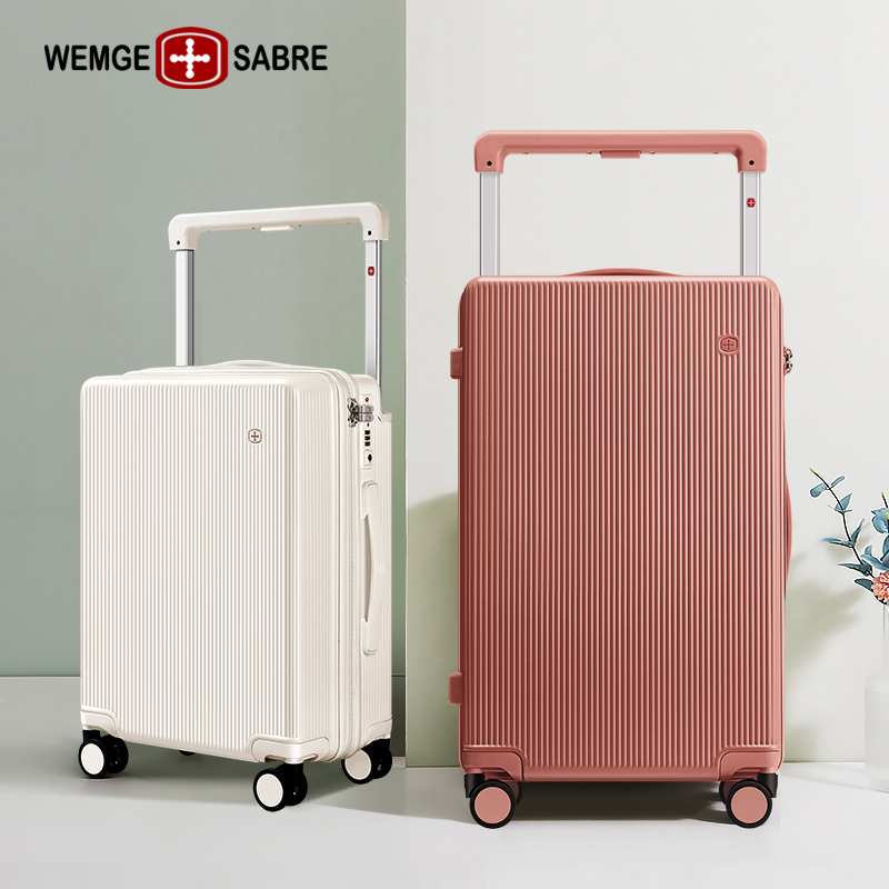 2022 Swiss Army Knife Width Draw-Bar Luggage Female Universal Wheel Student 20-Inch Durable Suitcase Male Trolley Case