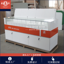 Paint Bank fill-in table Double-sided fill-in counter desk Fire station Administrative hall Fill-in table Banking furniture