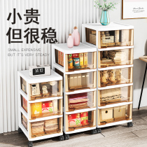 Toy containing box special large number transparent containing cabinet drawer-type plastic home dress book This home finishing storage box