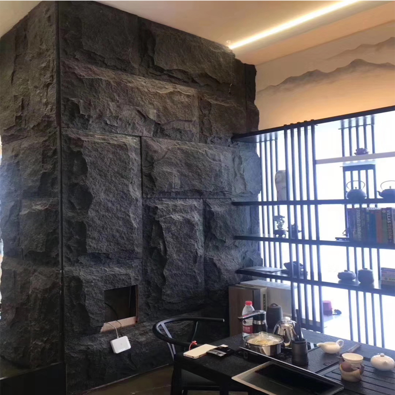 pu仿真文化石展厅装饰庭院材料文化砖水泥板室内外人造石外墙砖