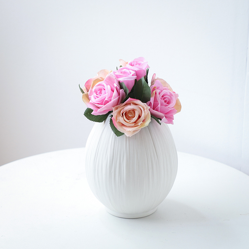 Nan sheng I and contracted white household act the role ofing is tasted ceramic vase simulation flowers, dried flowers, artificial flowers, flower arranging furnishing articles