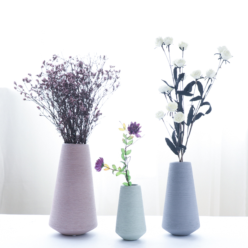 Nan sheng I and contracted ceramic vase simulation flowers, dried flowers, household act the role ofing is tasted furnishing articles mesa adornment handicraft