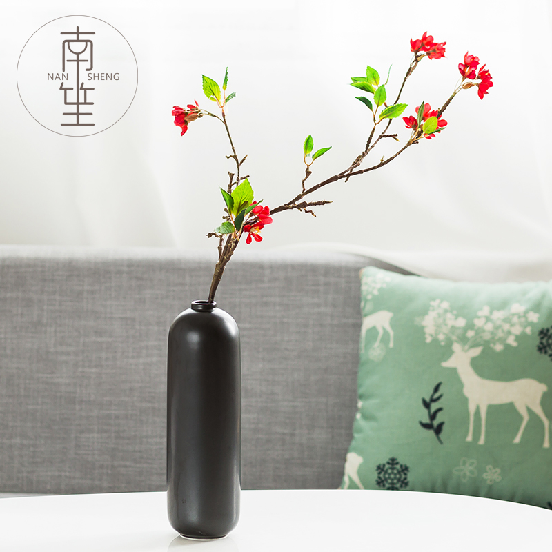 Nan sheng household act the role ofing is tasted simulation flower I and contracted ceramic vases, furnishing articles of TV bar face sitting room adornment