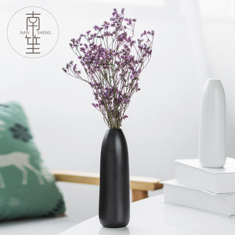 Nan sheng simulation flowers, dried flowers, artificial flowers, household act the role ofing is tasted, the sitting room TV ark, mesa place ceramic vase decoration