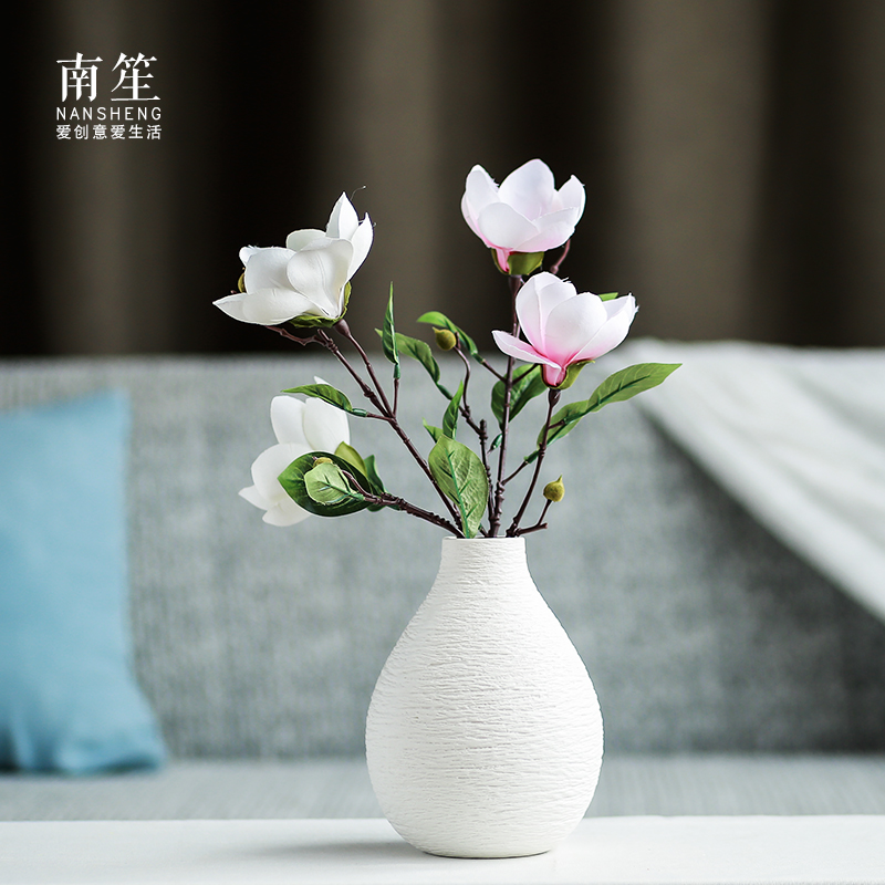 Nan sheng mesa of I and contracted household act the role ofing is tasted furnishing articles ceramic vase simulation flower, dried flower flower decorations