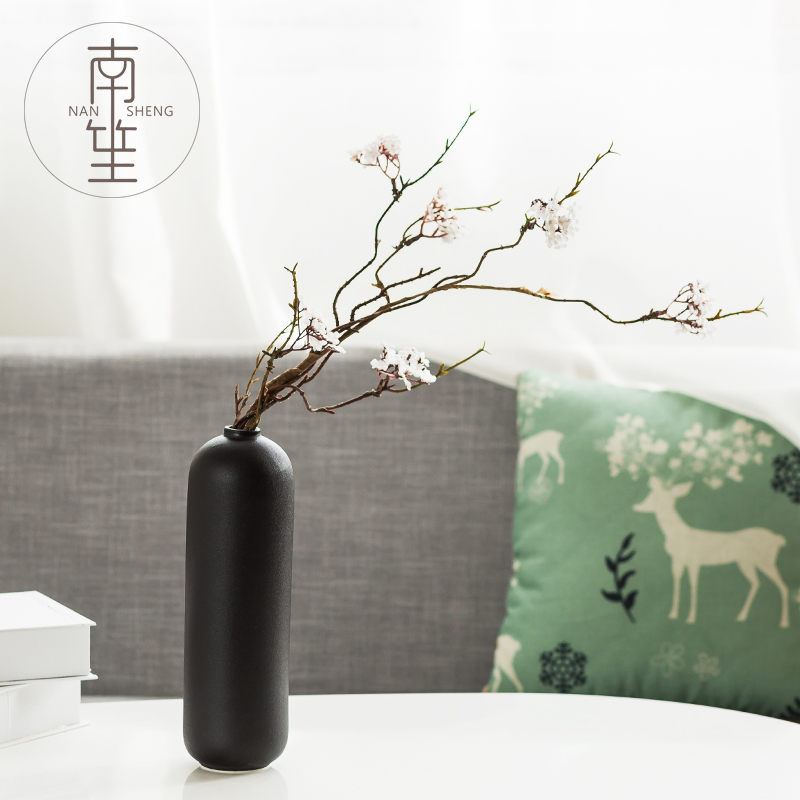 Nan sheng household act the role ofing is tasted simulation flower ceramic vase desktop furnishing articles TV ark adornment I and contracted sitting room