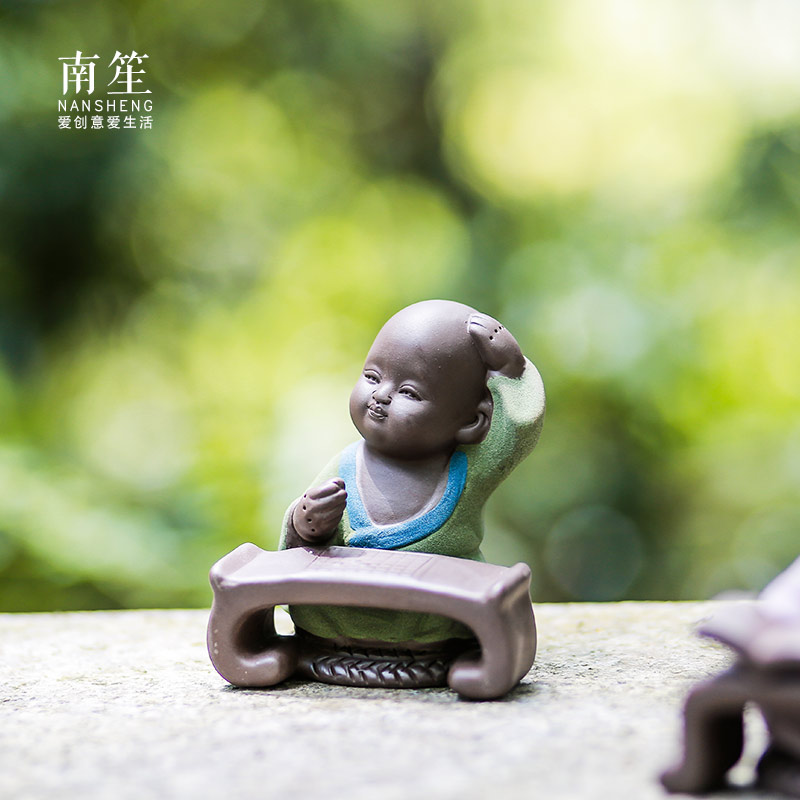 Nan sheng household act the role ofing is tasted the little novice monk furnishing articles sitting room is furnished room decoration ceramics handicraft opening gifts