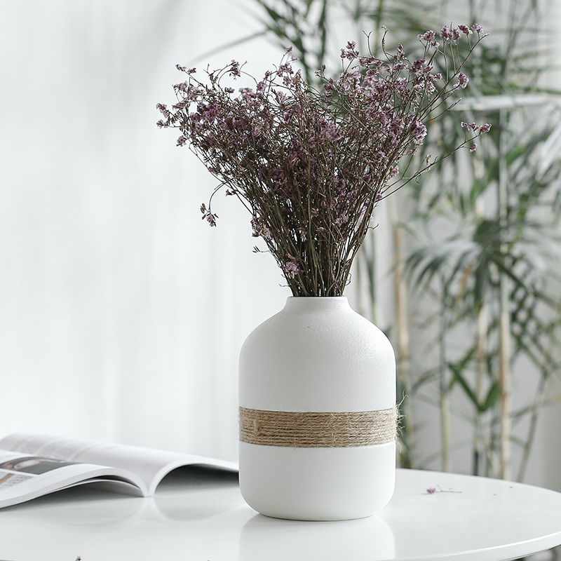 Nan sheng I and contracted Europe type ceramic vase simulation flowers, dried flowers, artificial flowers, floral flower arranging household act the role ofing is tasted furnishing articles