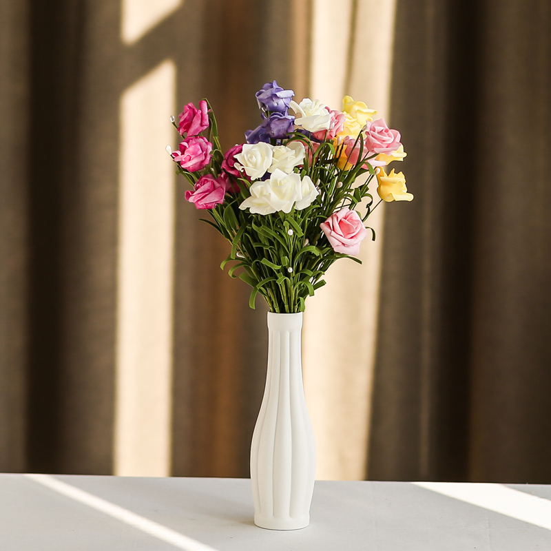 South sheng furnishing articles all over the sky star, dry flower simulation flower ceramic vase household act the role ofing is tasted mesa white flower arranging flowers