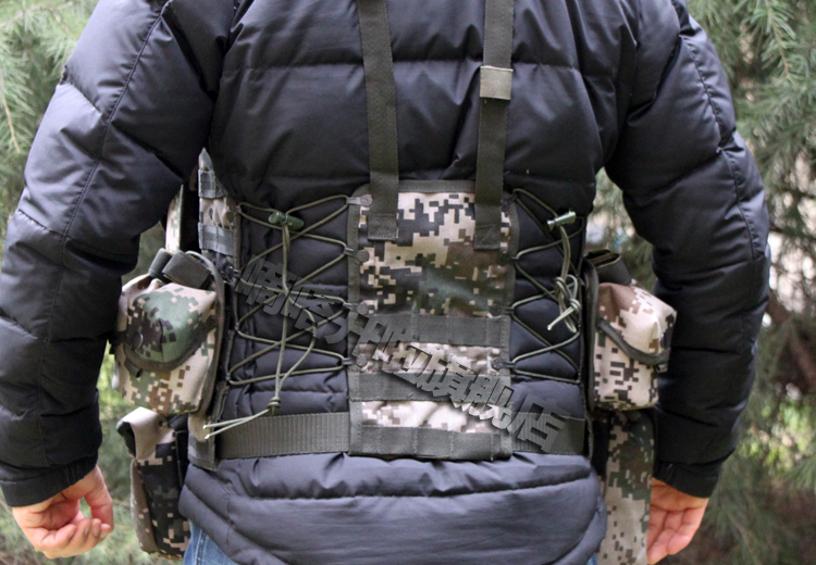 06通用单兵战斗携行具 战术背心马甲06多功能单兵战斗携行具.