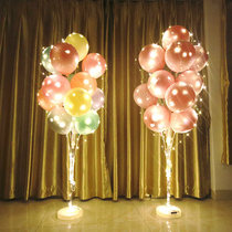 New Years glowing horse Caron balloon birthday Valentines Day wedding decoration scene layout table floating column bracket