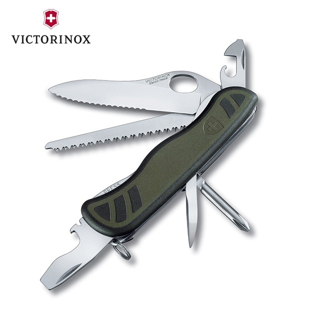 Victorinox Swiss Army Knife German Sergeant's Knife 111mm Outdoor Knife Multi-Function Knife ຂອງແທ້ Swiss Sergeant's Knife