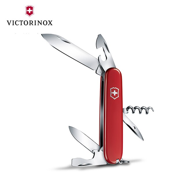 Victorinox Swiss Army Knife Spartan 91mm ຂອງແທ້ Swiss Multi-Function Knife Swiss Sergeant Knife