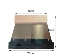 Zimu scraper PVC plastic floor floor glue scraper scraper coated board Spatula tool A2 serrated strip