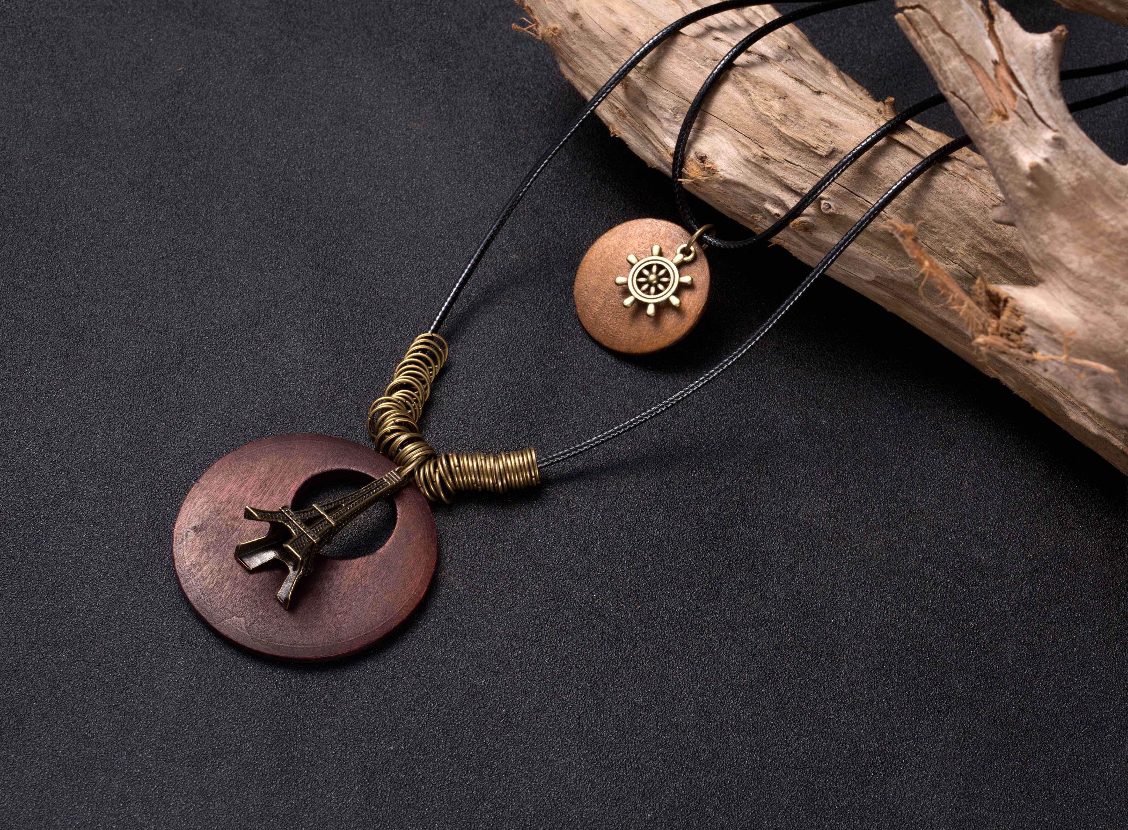 原创复古民族风多层毛衣链 长款挂饰项链衣服挂件配饰 男女装饰