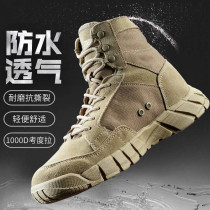 Zhanhe waterproof hiking shoes mens and womens summer ultra-light breathable combat boots mountain climbing hiking shoes for training desert tactical boots