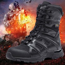 Zhanhe waterproof hiking shoes mens and womens spring and summer ultra-light combat training boots hiking anti-thorn combat boots Desert tactical boots
