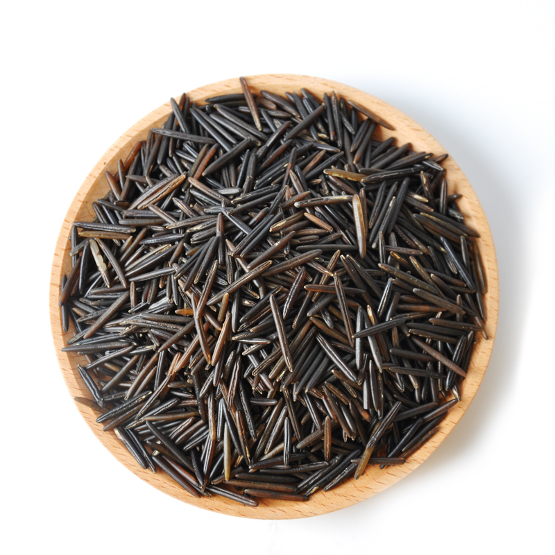 北美冰湖苏比利尔1号野米454克美国野米松针米黑米箛米纯一号米