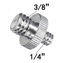 Camera 3 8-1 4 Metal adapter screws 1 4 screw port to 3 8 screw port Male-male screws