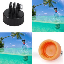 Applicable gopro7 6 Motion camera Self-slapping bar Base bracket Mineral water bottle lid Adapter Buoyancy Rod