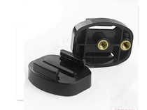 Applicable gopro double tooth screw hole conversion surface Hero7 6 tripod copper core screw hole plane round block base