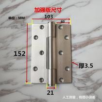 6 inch stainless steel hinge 6 inch 4cm flat open widening thick stainless steel hinge silent stainless steel large