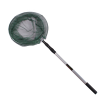 Aluminum alloy fishing net fishing net fishing net bag telescopic rod folding head net fishing net fishing gear Accessories Supplies