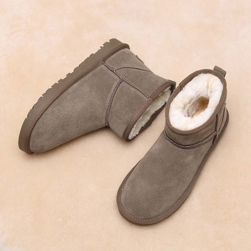 Snowy Boots Woman 2023 New Boots Thickened Snowy Cotton Shoes Winter Men And Women Warm And Suede Waterproof Bread Shoes-Taobao