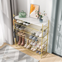 Nordic Doorway Simple Shoe Rack Home Interior Economy Type Iron Art Shoes Cabinet Disposal Shelves Small Multilayer Minimalist