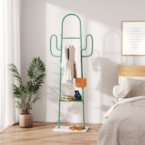 Nordic minimalist landing clothes hat rack bedroom home simple bedside hanging clothes rack light lavish red hanging bag rack small